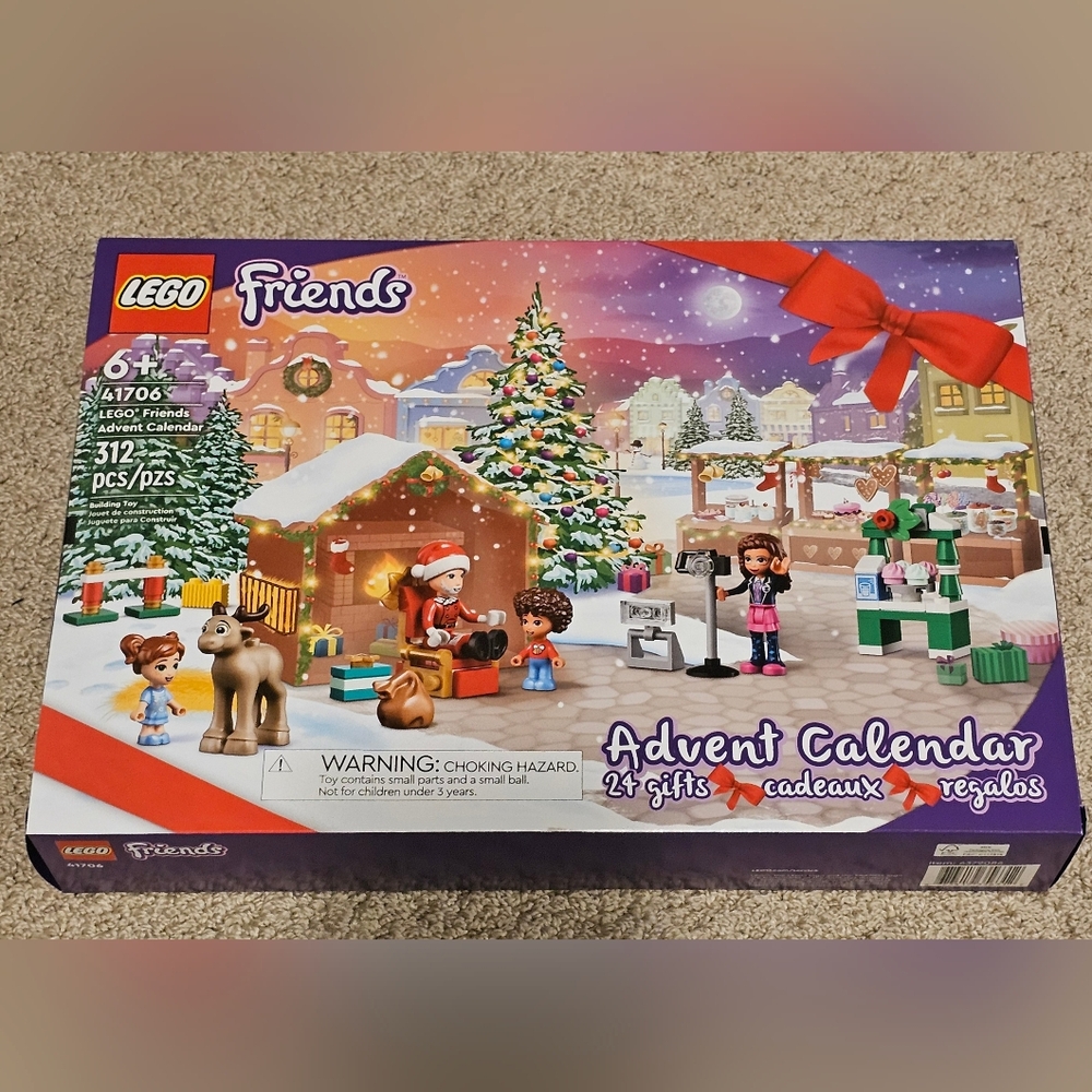 🎄 LEGO Friends Advent Calendar 2022 (Set 41706) – 312 Pieces | 24 Gifts | New
